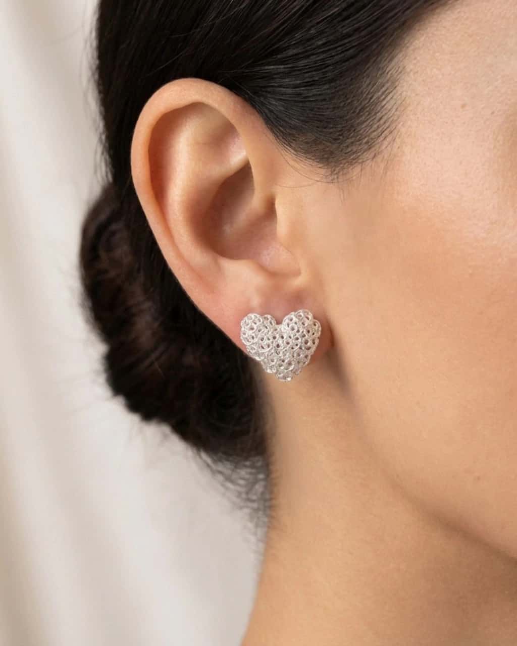 Topo Corazón en Plata Ley 950 Filigrana