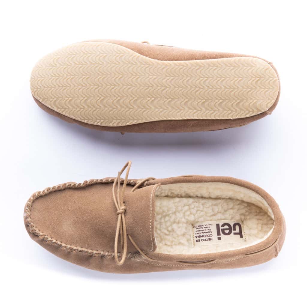 Pantuflas Apaches Hombre Almendra - miniatura 3