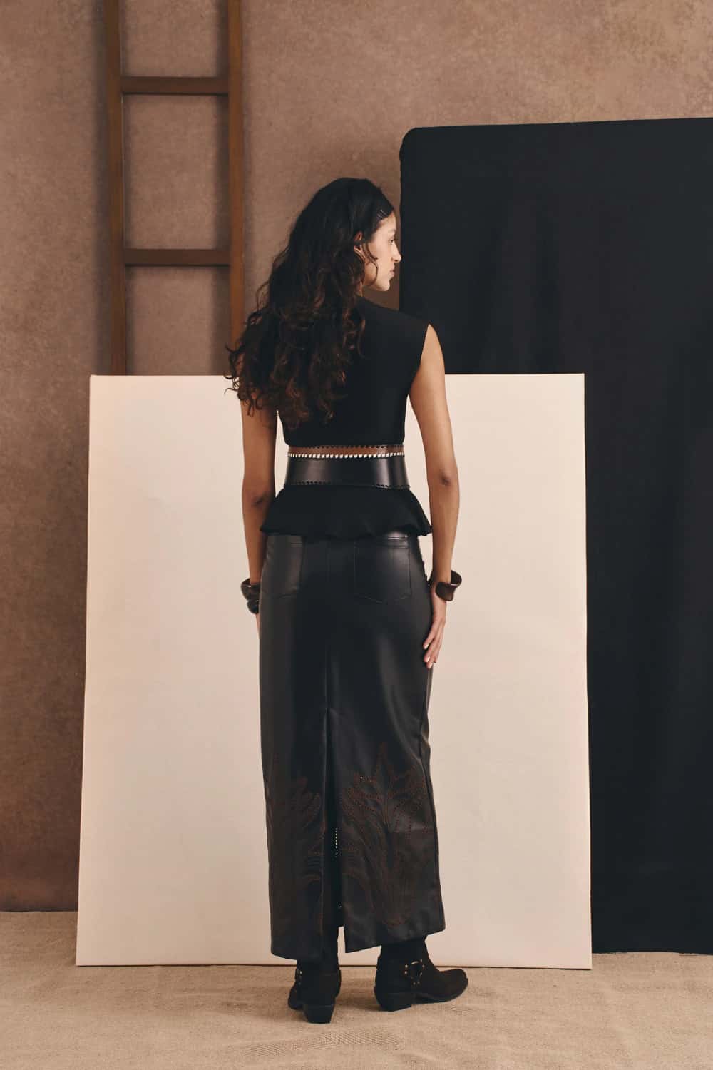 "LA MONA" TOP MIDNIGHT - miniatura 5