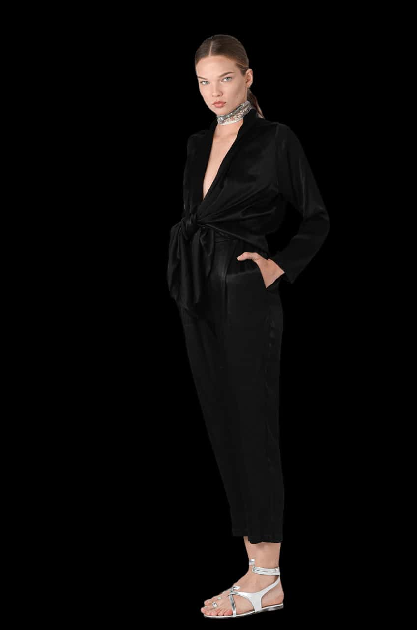 ENTERIZO OLETA NEGRO
