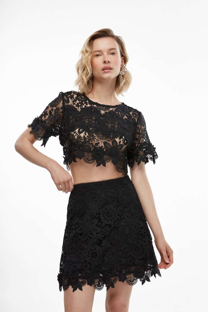 IONA MINI SKIRT BLACK