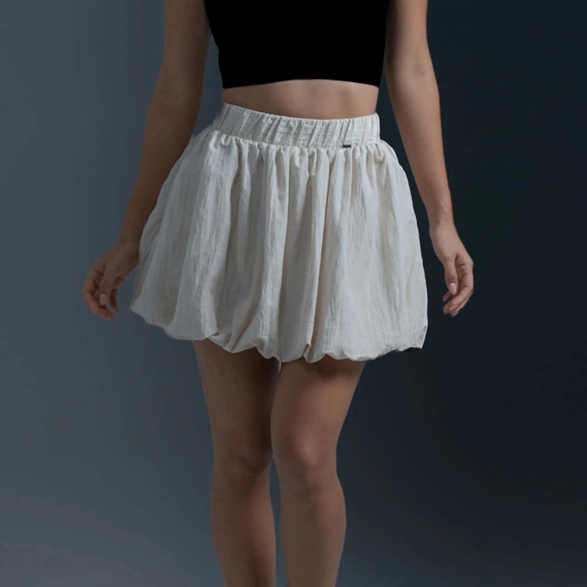 Falda Beige Mujer