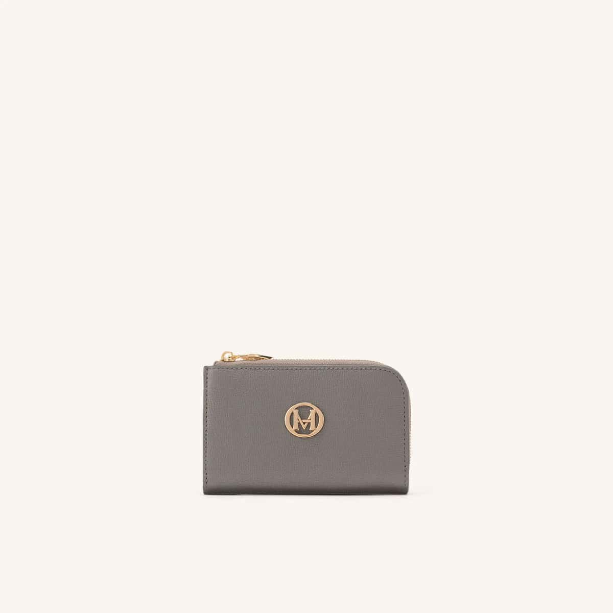 Monedero Sencillo Maral Plateado Metalizado Fontana
