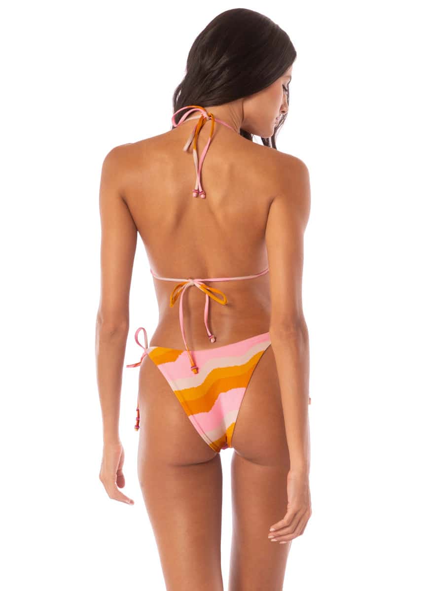 Maaji Paradiso Waves Splenium Regular Rise Single Strap Bikini Bottom