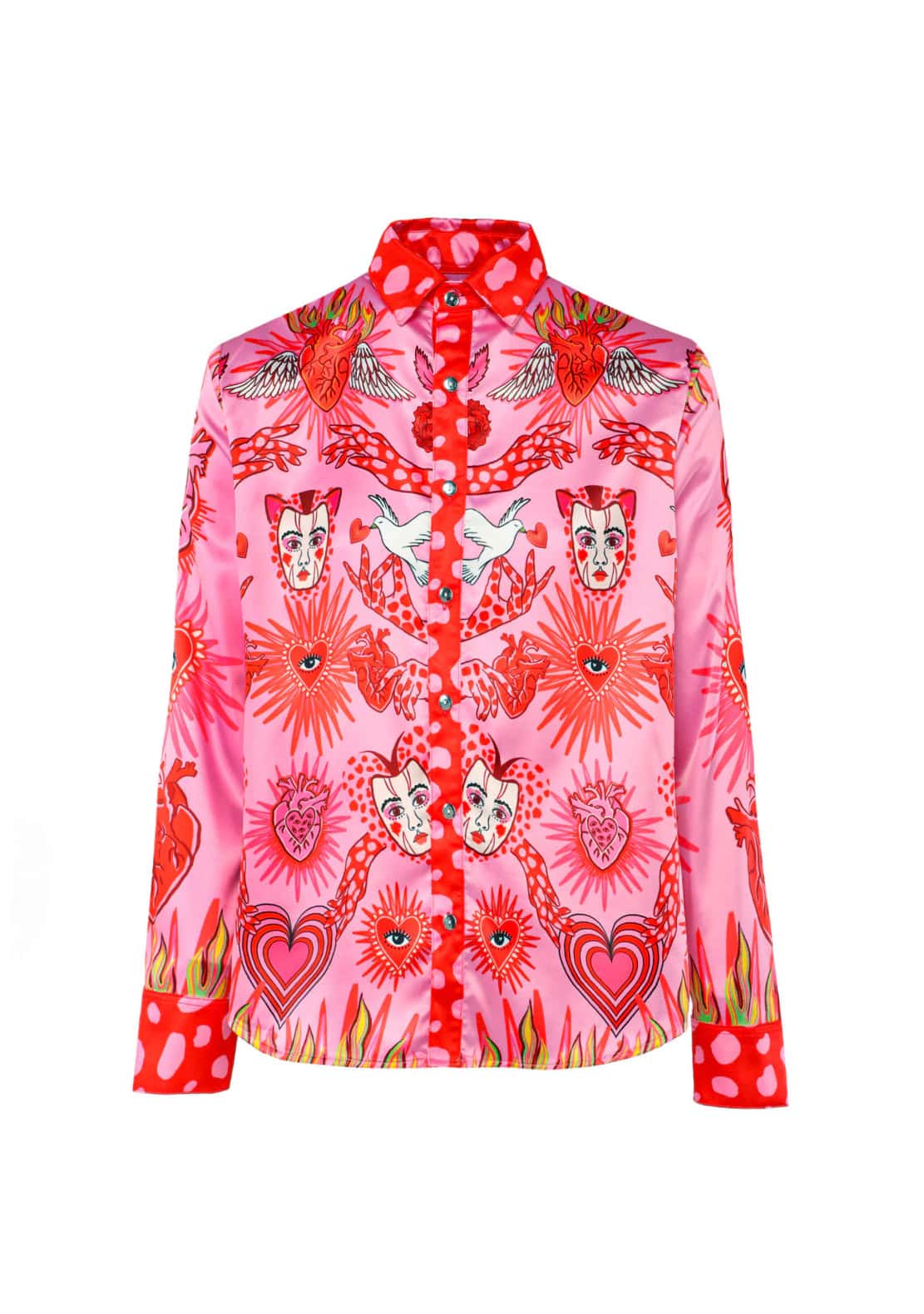 Camisa Manga Larga Unisex / Ilustración Amor INFINITO
