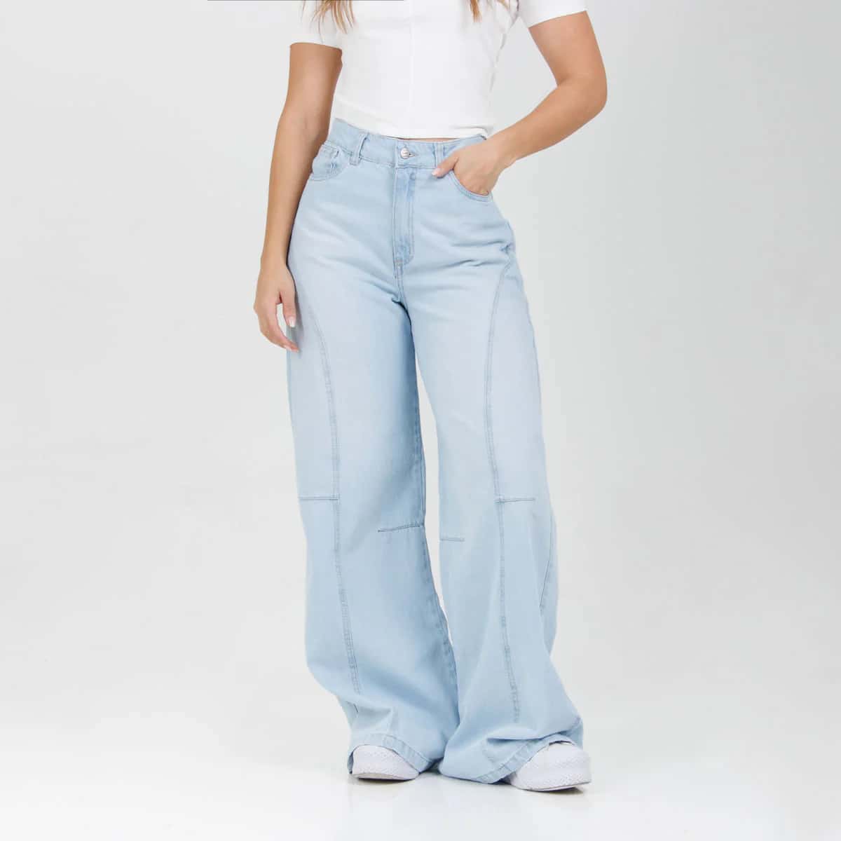 Jean Axspen Wide Leg Ax-2980 Rigido - miniatura 3