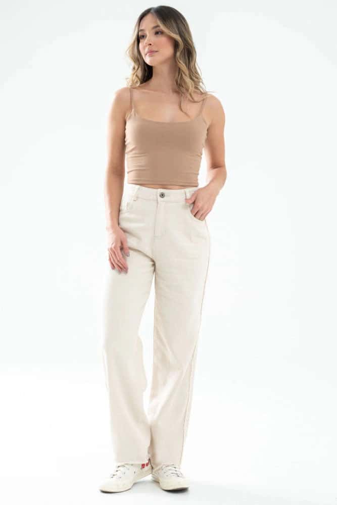 Jeans Natural Flecos