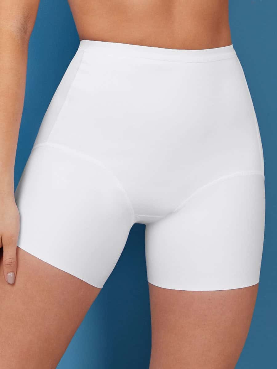 Bóxer Moldeador Largo Para Mujer Blanco