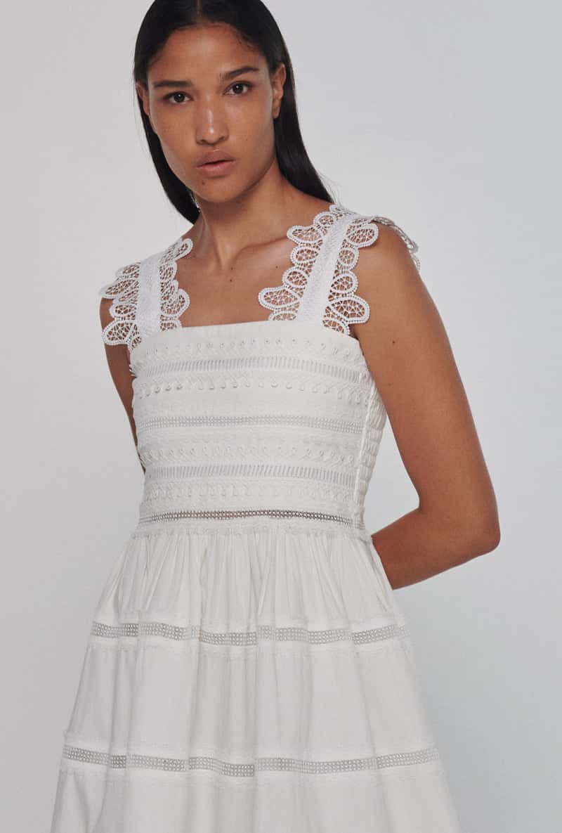 KATE DRESS WHITE - miniatura 2