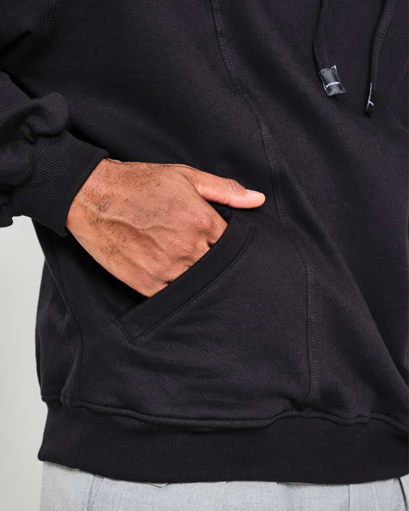 Hoodie Oversize Essential Black - miniatura 4