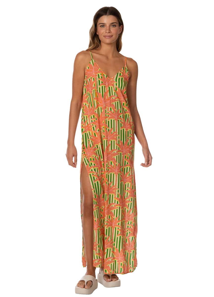 Maaji Blooming Stripes Debbie Long Dress