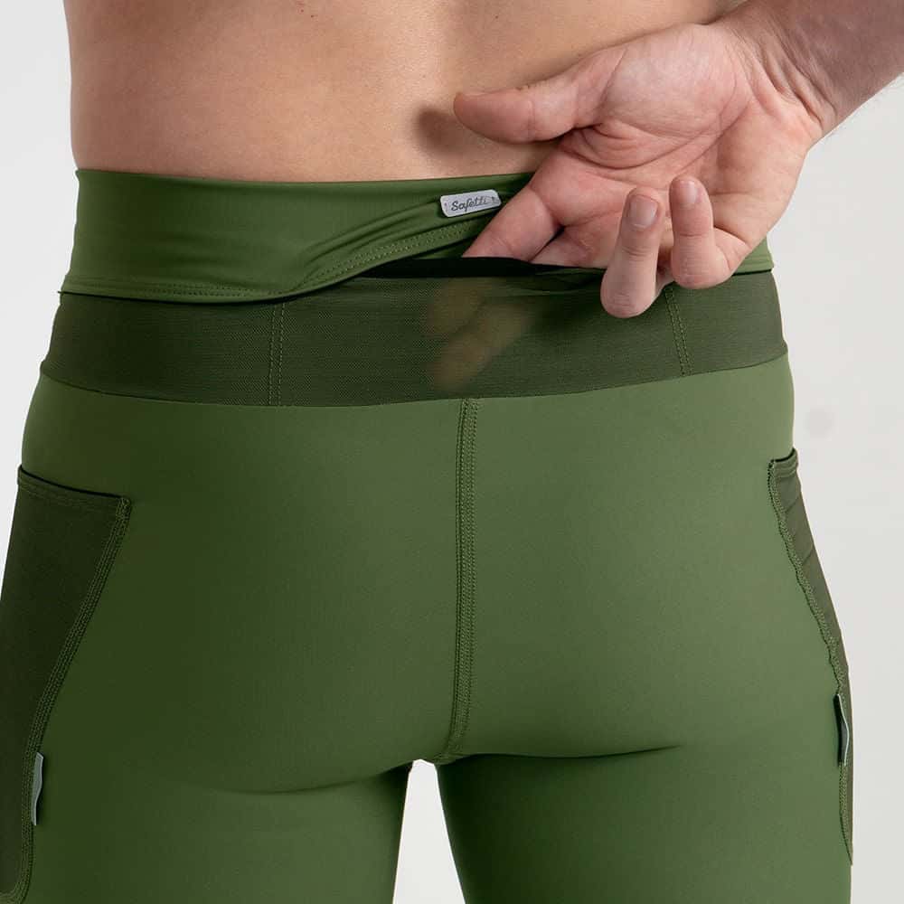 SHORT RUNNING TITÁN OLIVA 2.0 PARA HOMBRE - miniatura 3