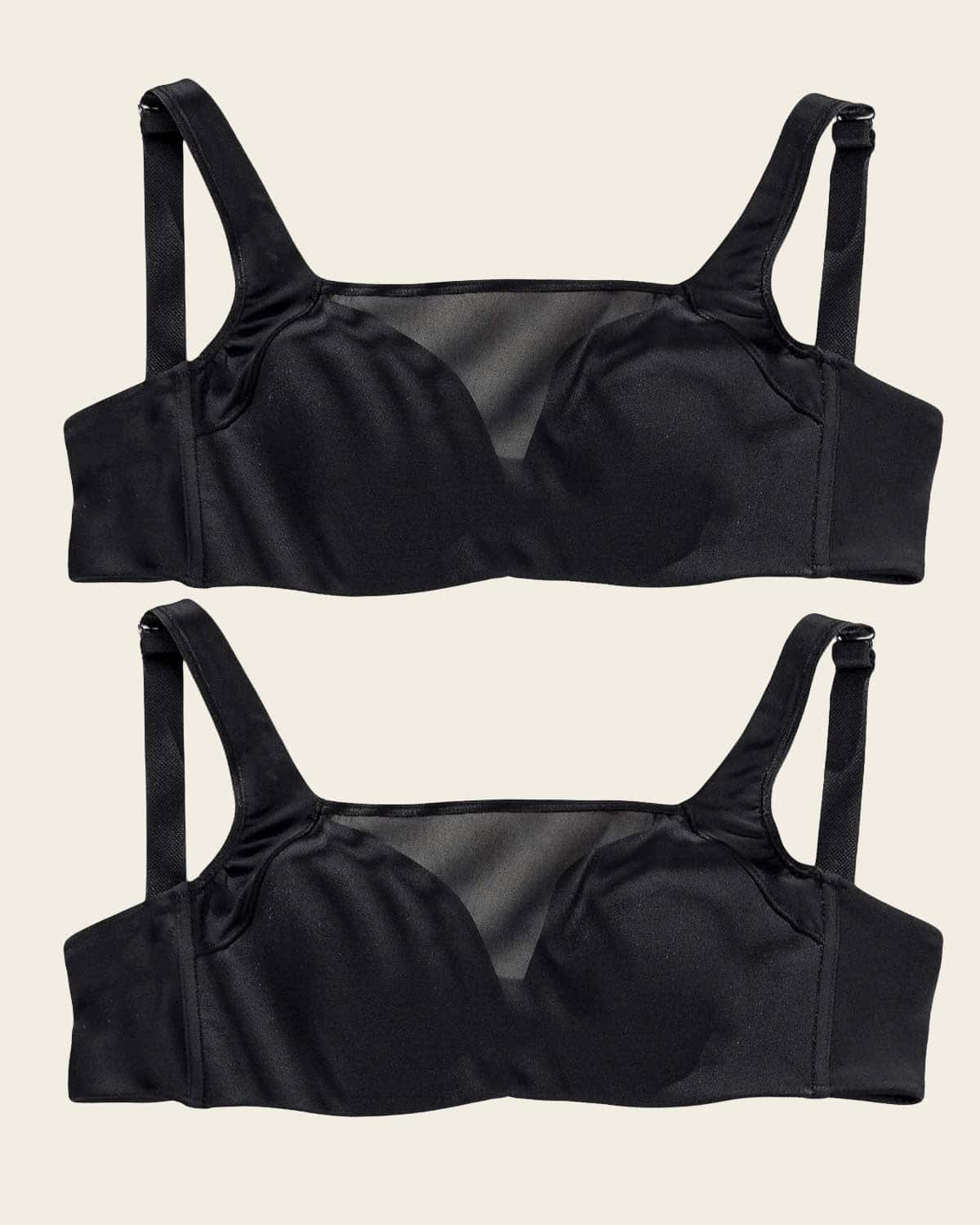 2-Pack Smart Fusion Mesh Front Contouring Bras