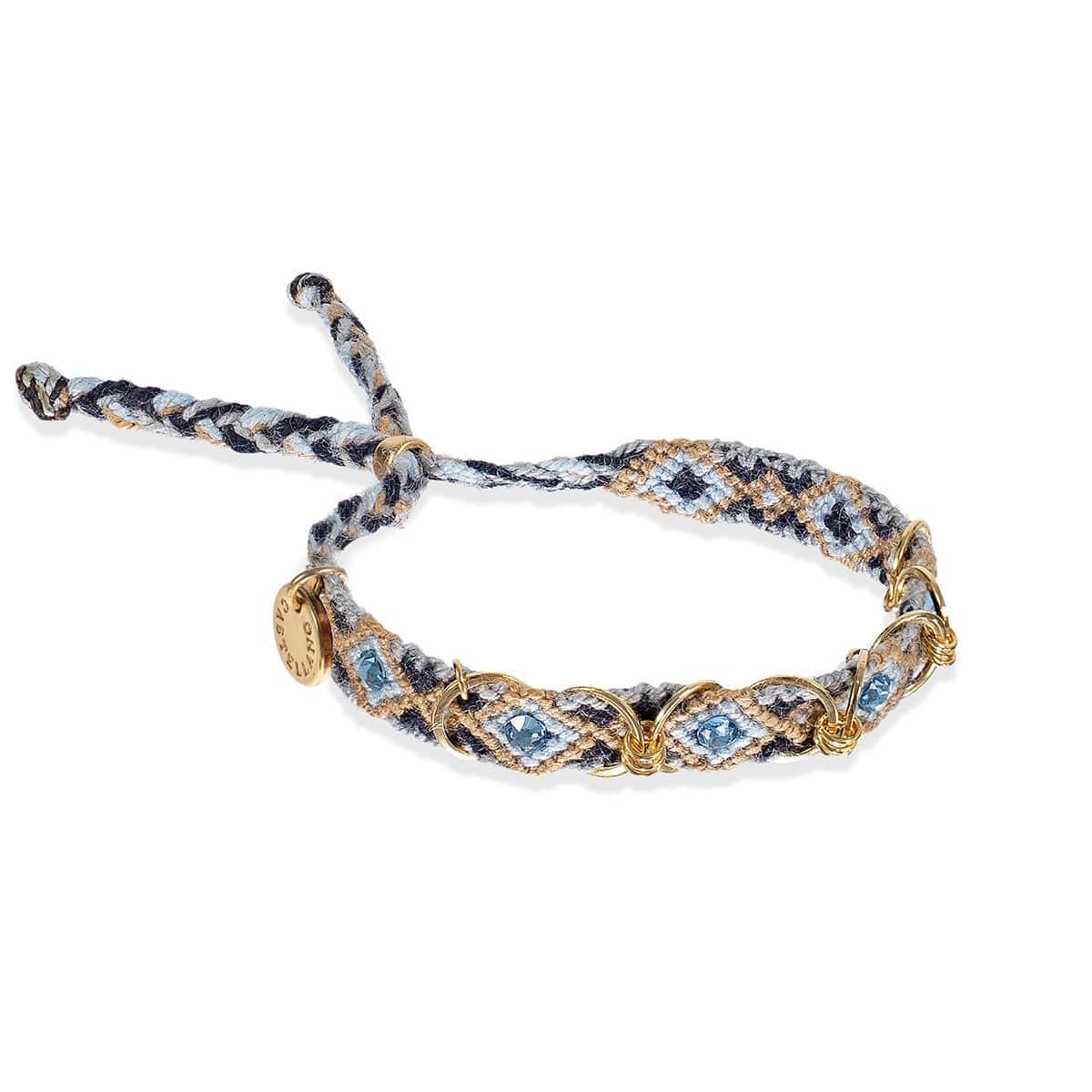 Free Spirit Hoops Bracelet  | Beach Blue