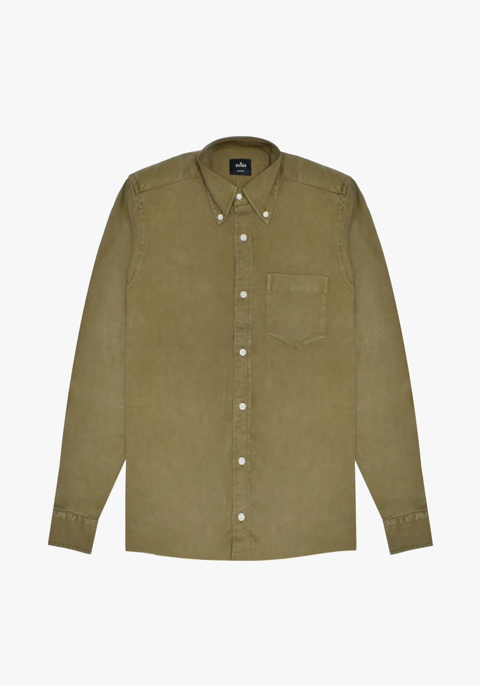 Camisa Bolsillo Verde Oliva