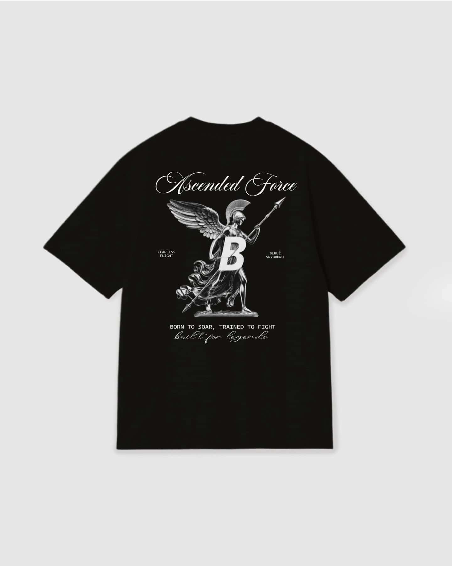 Oversized T Shirt Ascended Force Black
