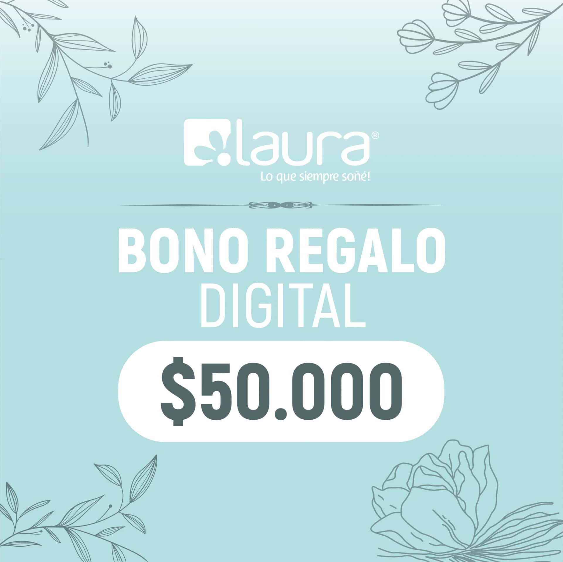 BONO DE REGALO DIGITAL $50.000