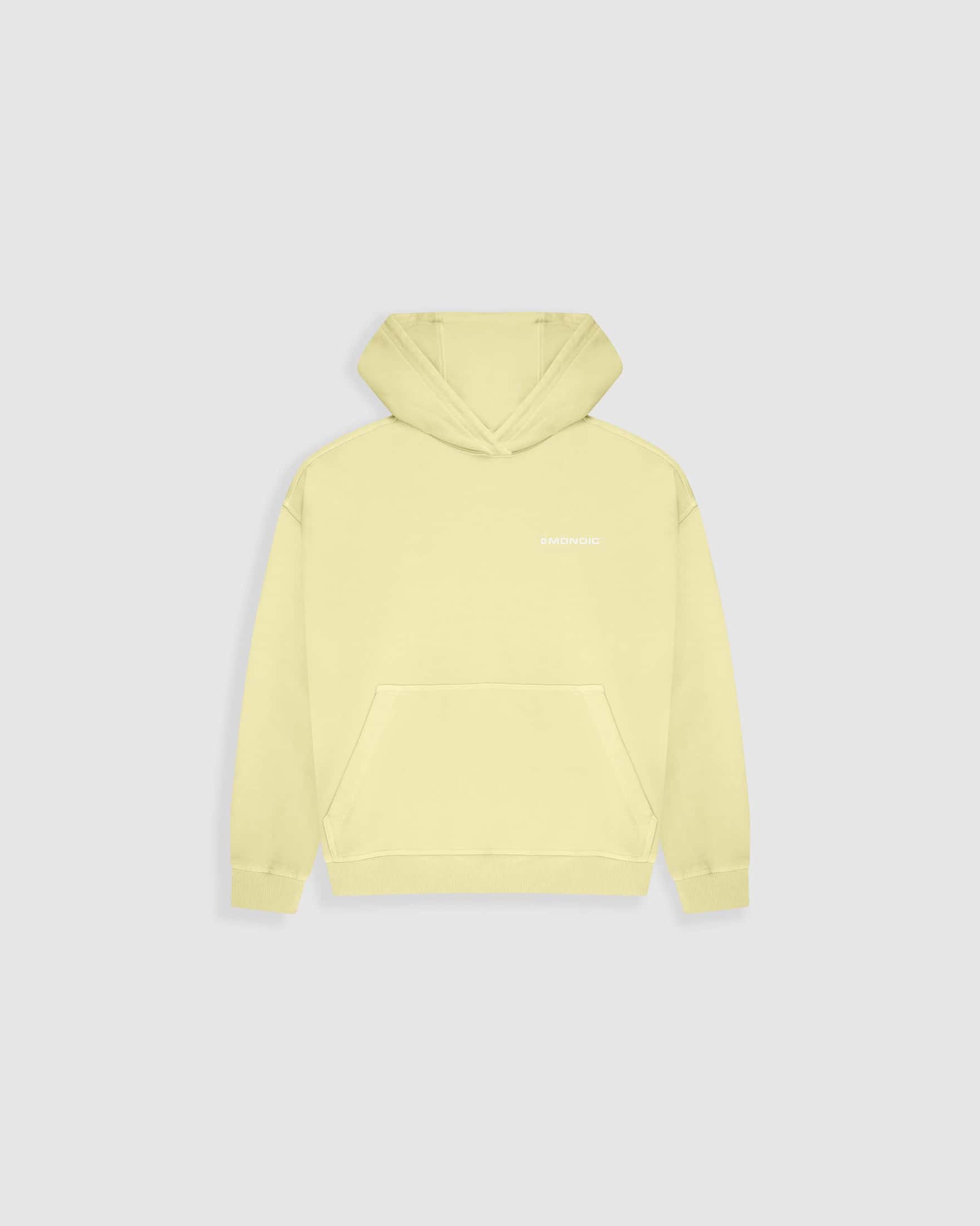 Hoodie Oversized Básico V3 - Amarillo Pastel