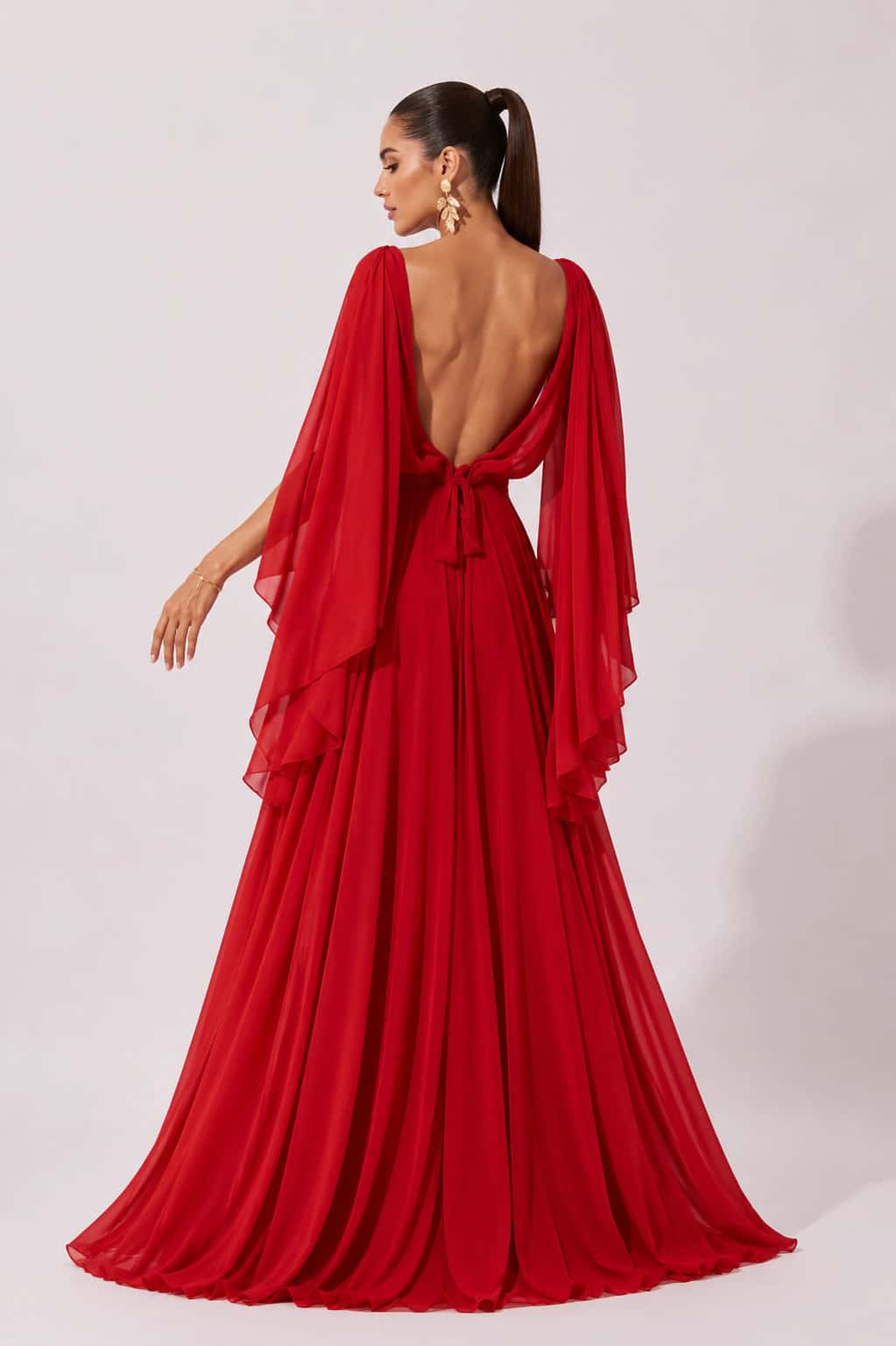 Vestido Hinora Rojo - miniatura 2
