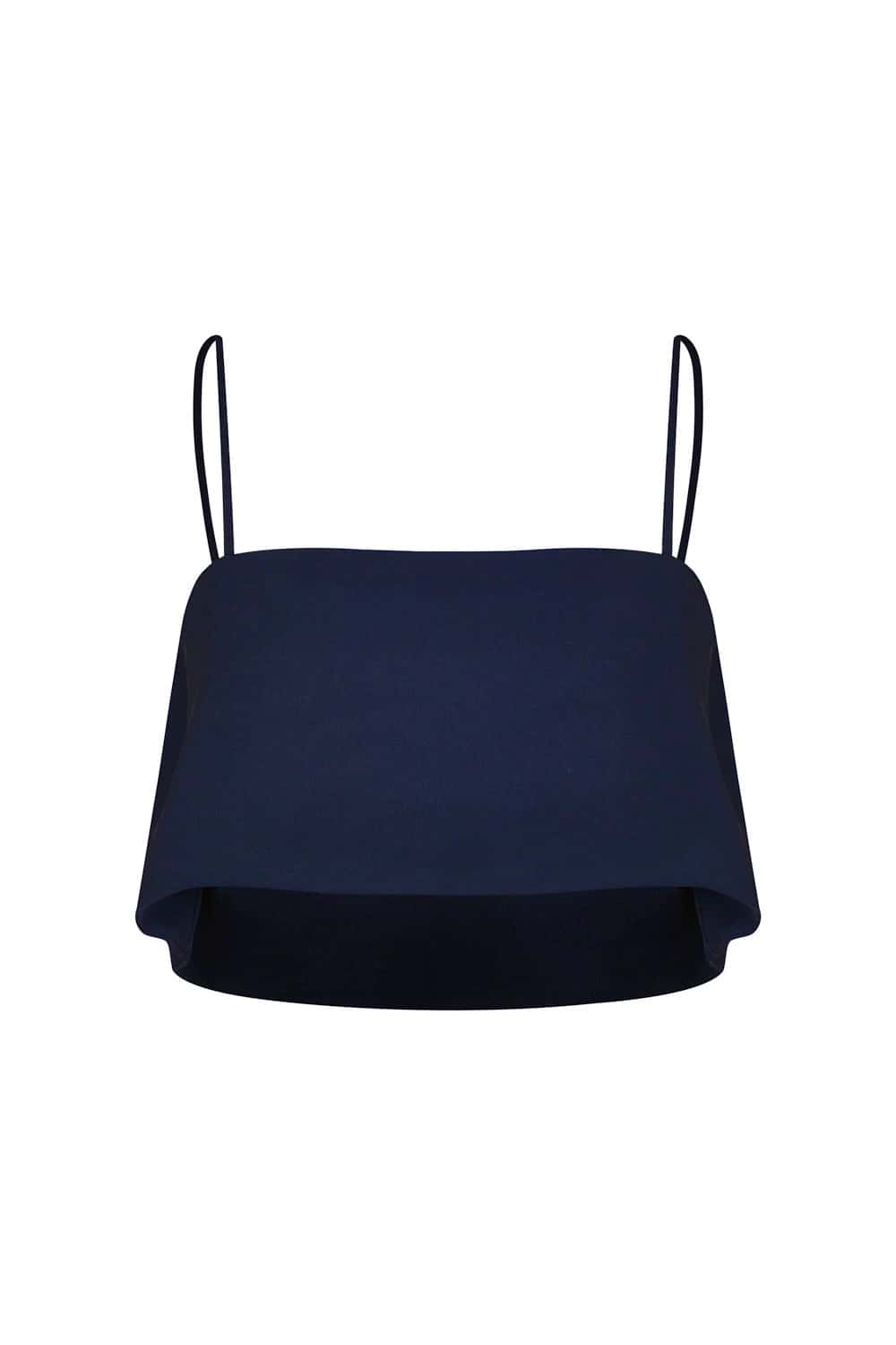 Crop top notre-dame azul