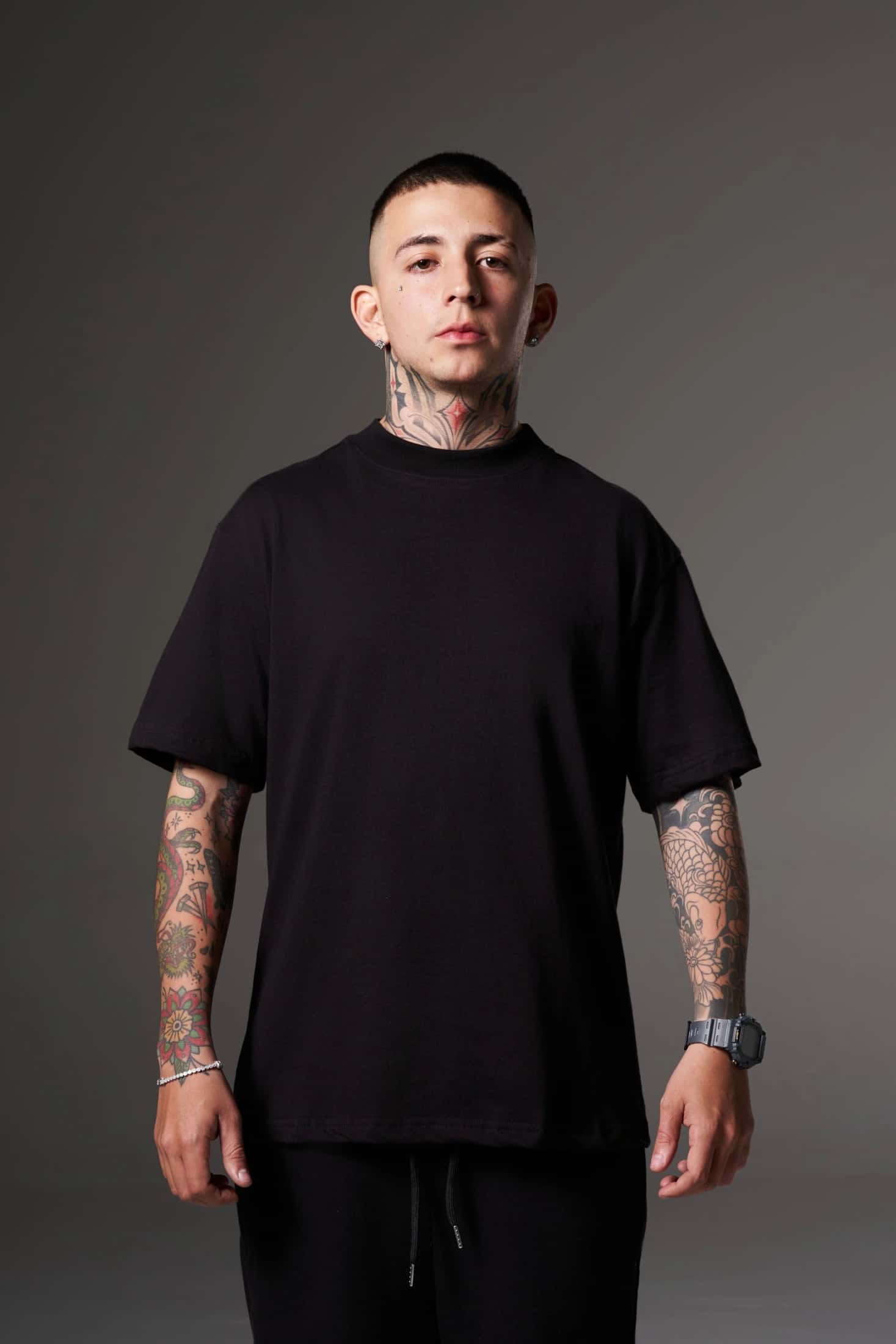 BLANK NEGRO 250 GSM 100% ALGODON