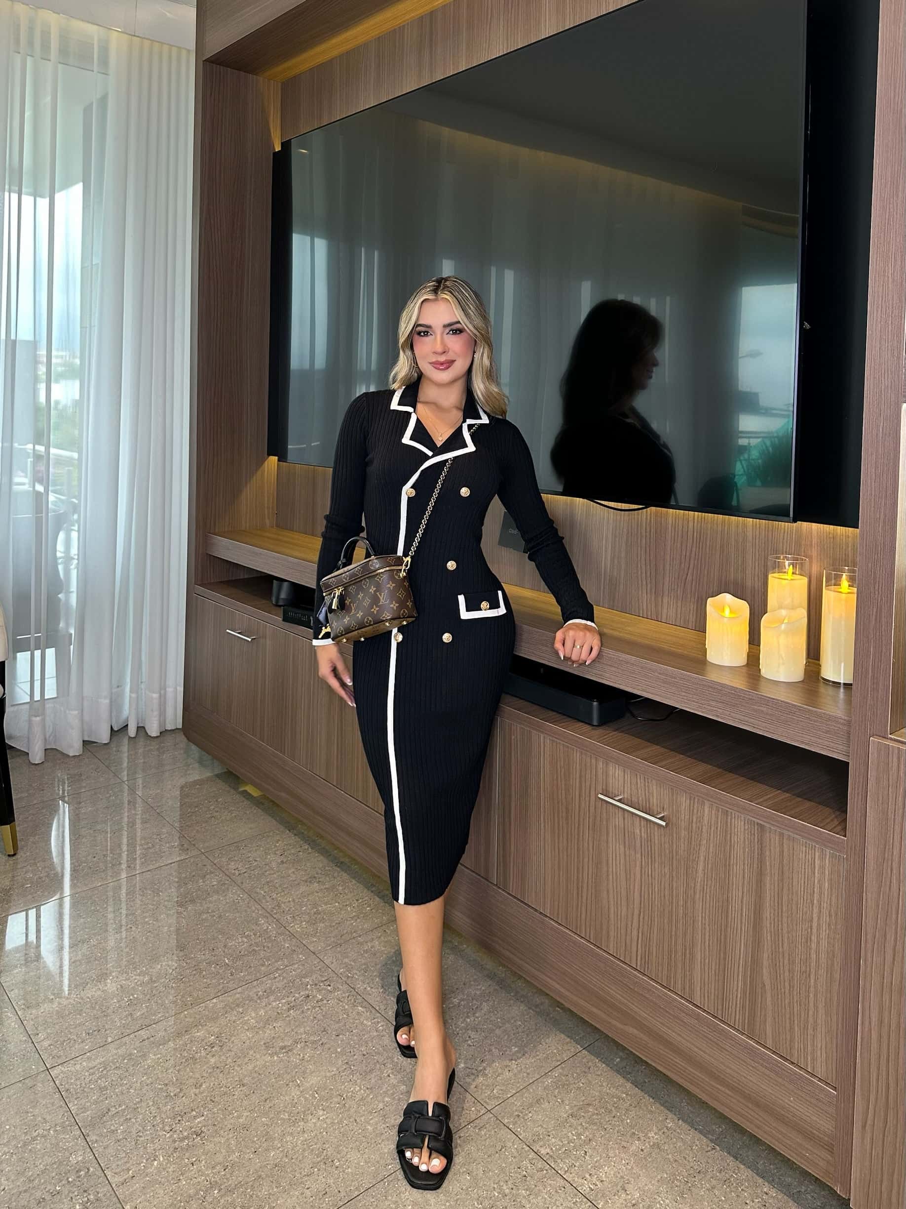VESTIDO  LUCY NEGRO