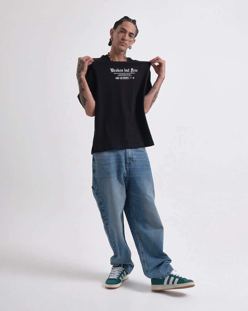 Camiseta Negra Oversize Fierce Mind - miniatura 7