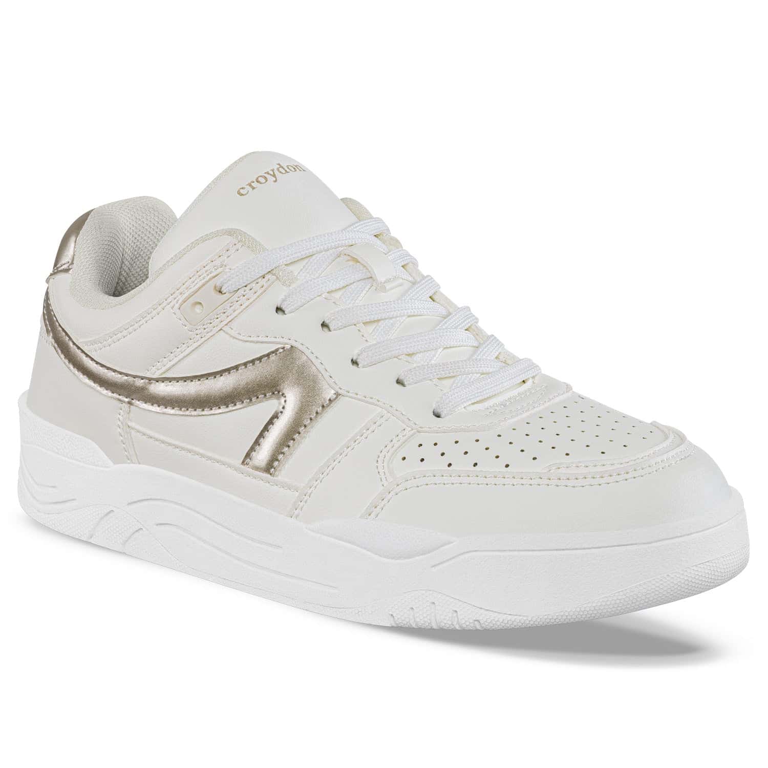 Tenis Urbanos Ptef Blanco Croydon Para Mujer