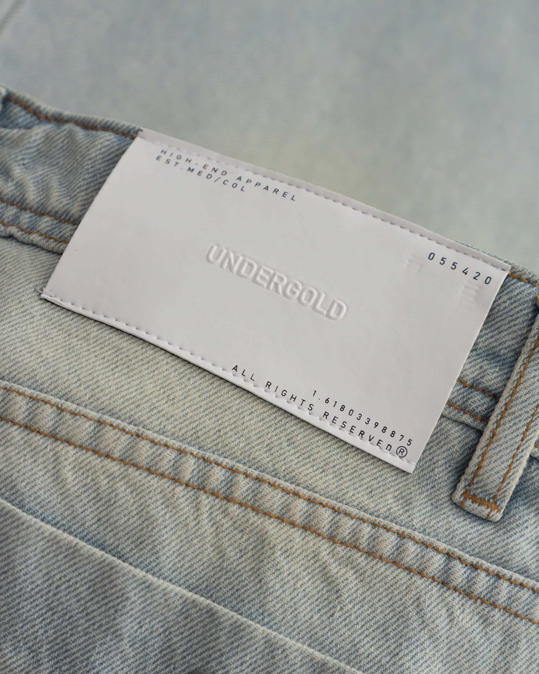 W Line Basic Wide Jeans Light Blue - miniatura 6