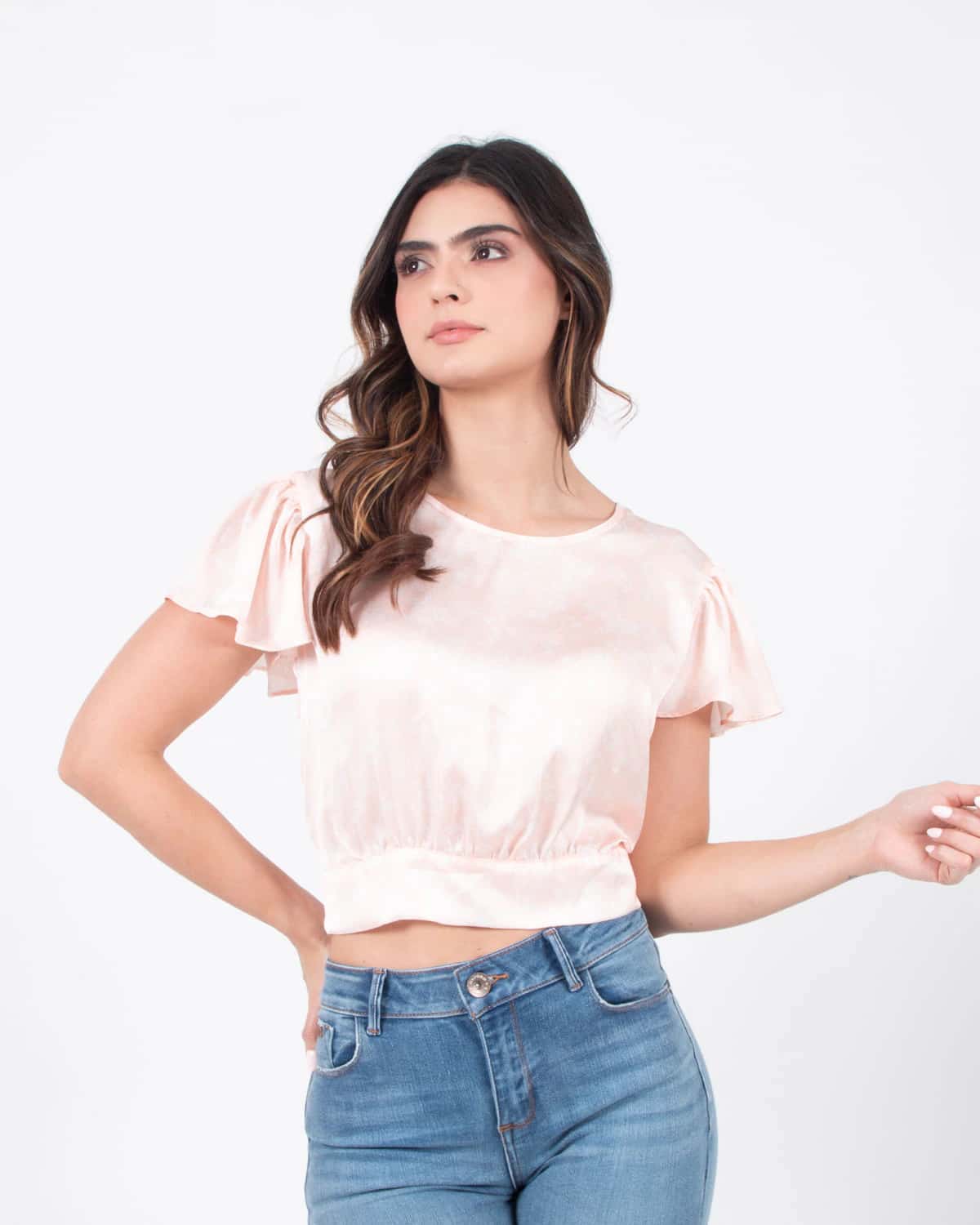 Blusa rosada para mujer