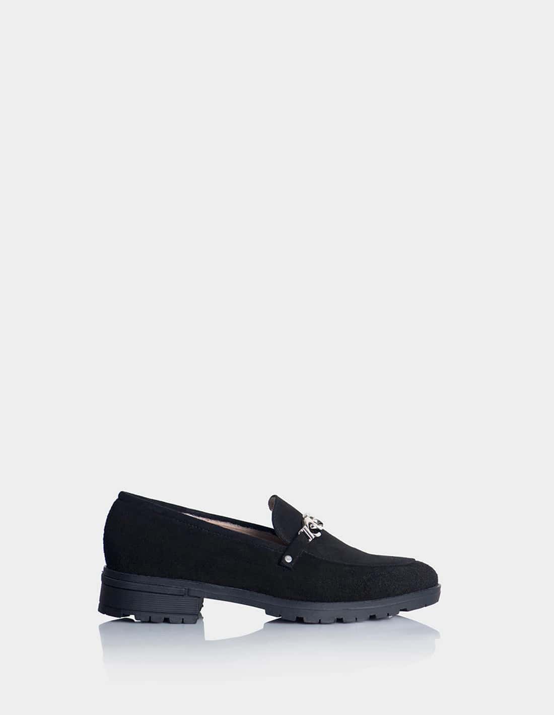 Mocasin Adrian Cuero Ante negro