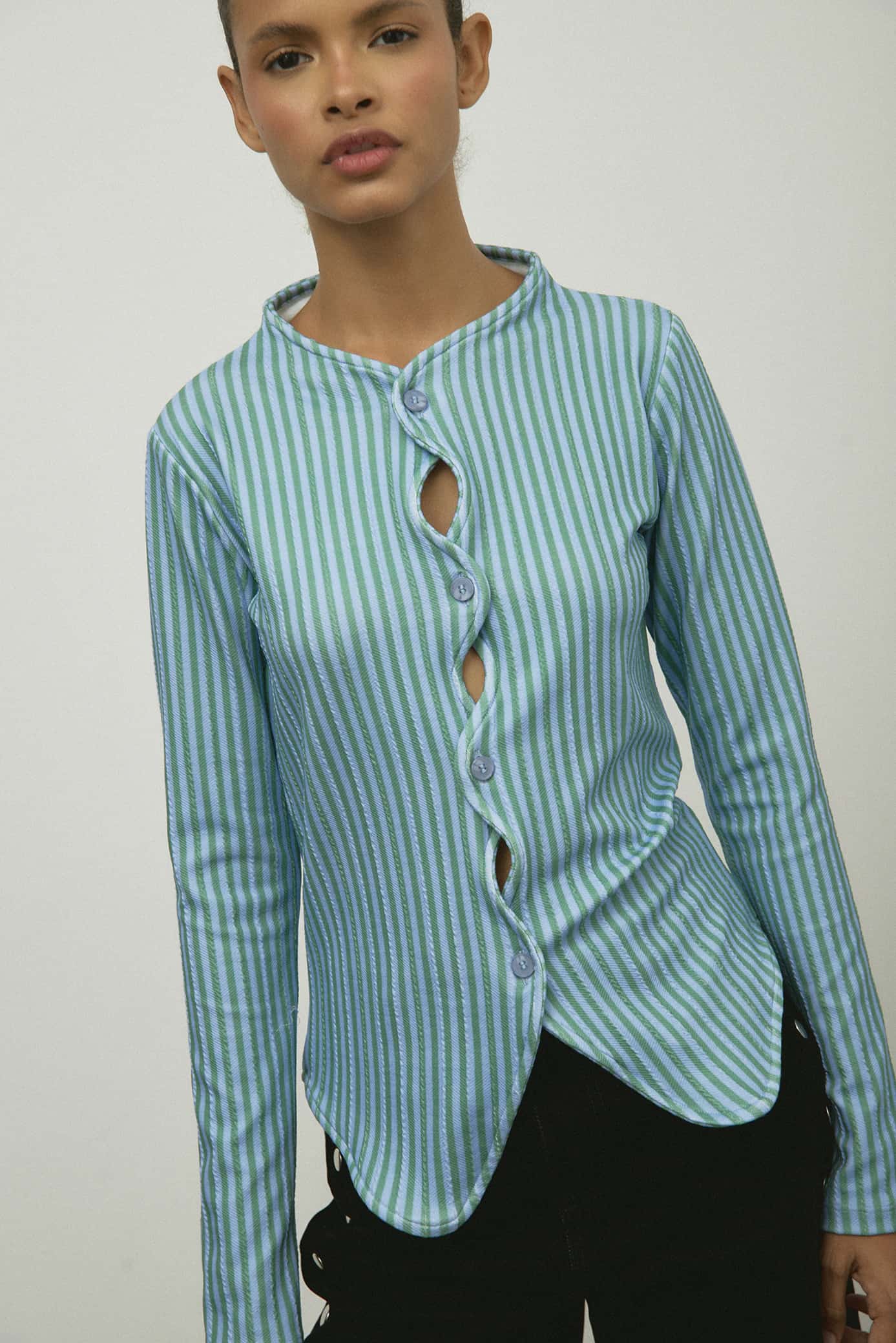 Cardigan Hellen Azul - miniatura 2