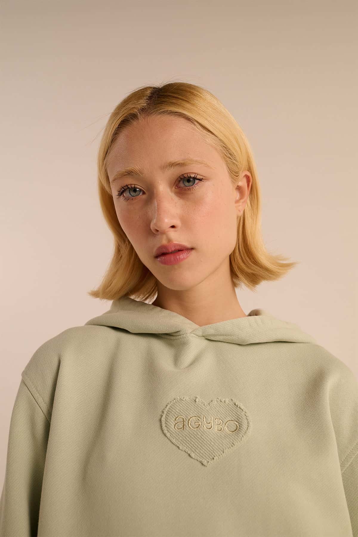 CORE HOODIE LIGHT GREEN - miniatura 3
