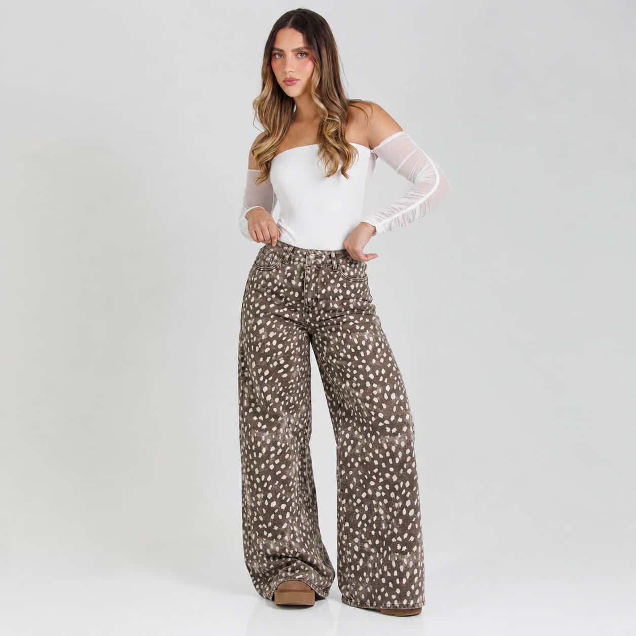 Jean Wide Leg Premium ax-3148 Licrado