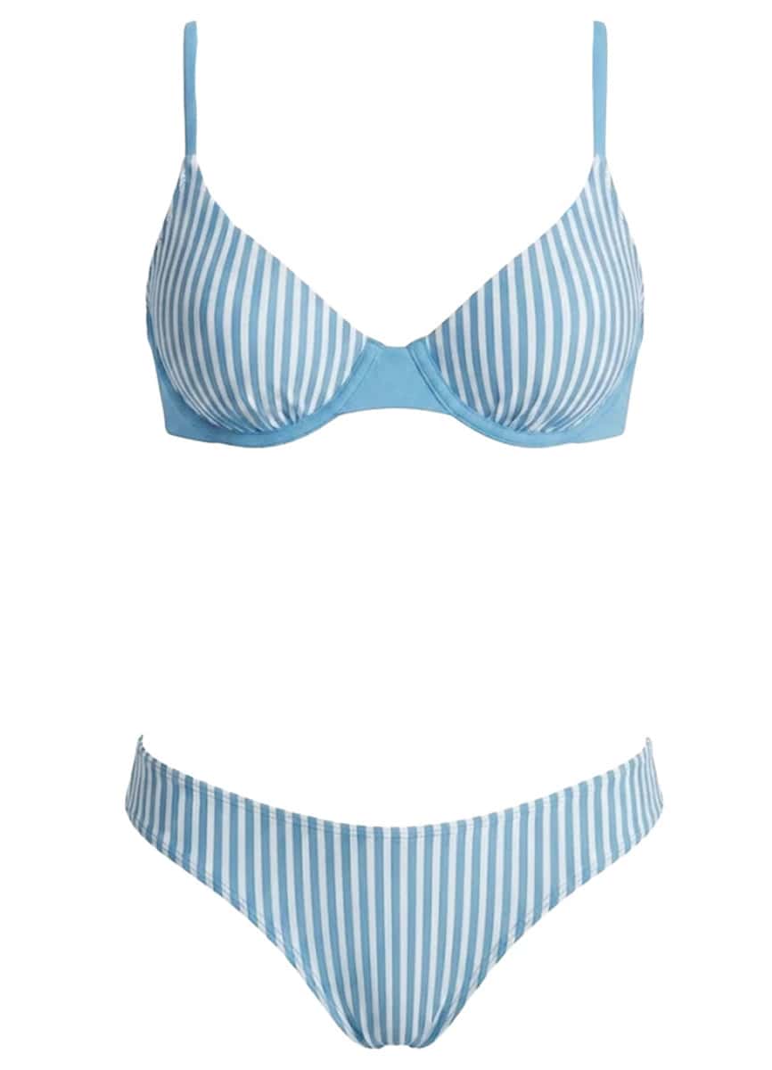 Maaji Stone Blue Sublimity Regular Rise Classic Bikini Bottom - miniatura 6