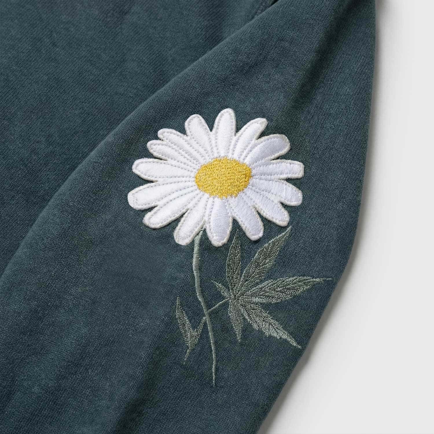Garden Hoodie - Washed Pine Green - miniatura 9