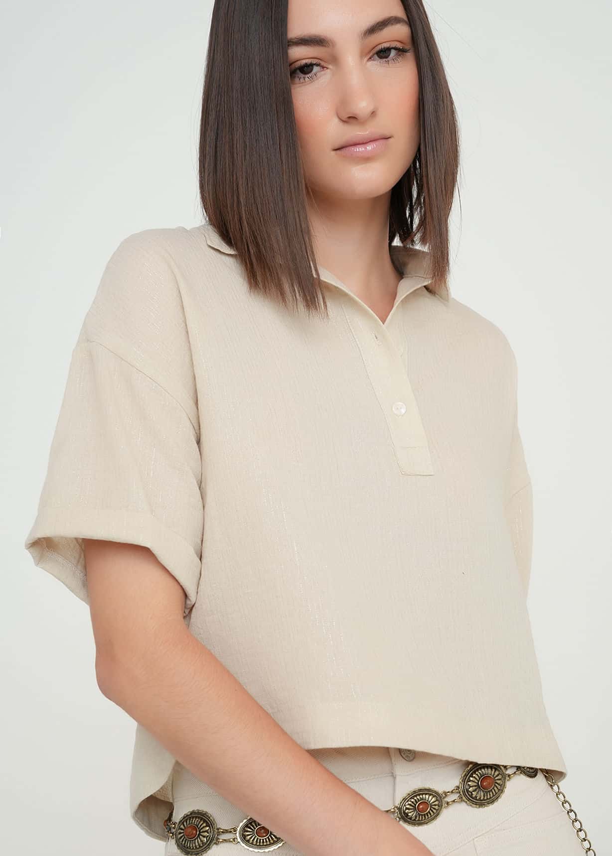 Camisa clásica corta