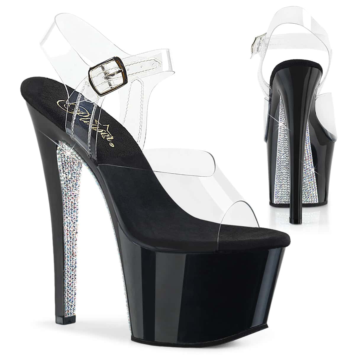 Zapatos sandalias bajo pedido Tacones Plataforma Poledance Pleaser SKY308CRS