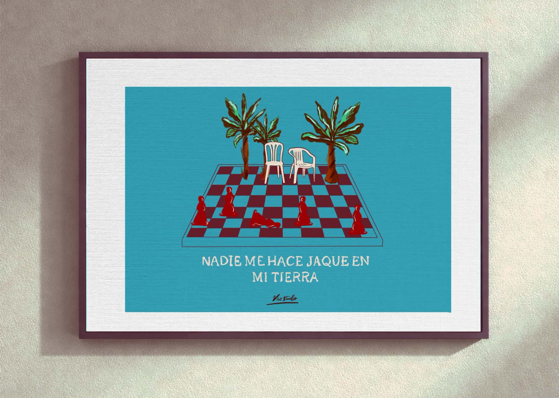 Print Nadie me hace jaque en mi tierra - miniatura 3