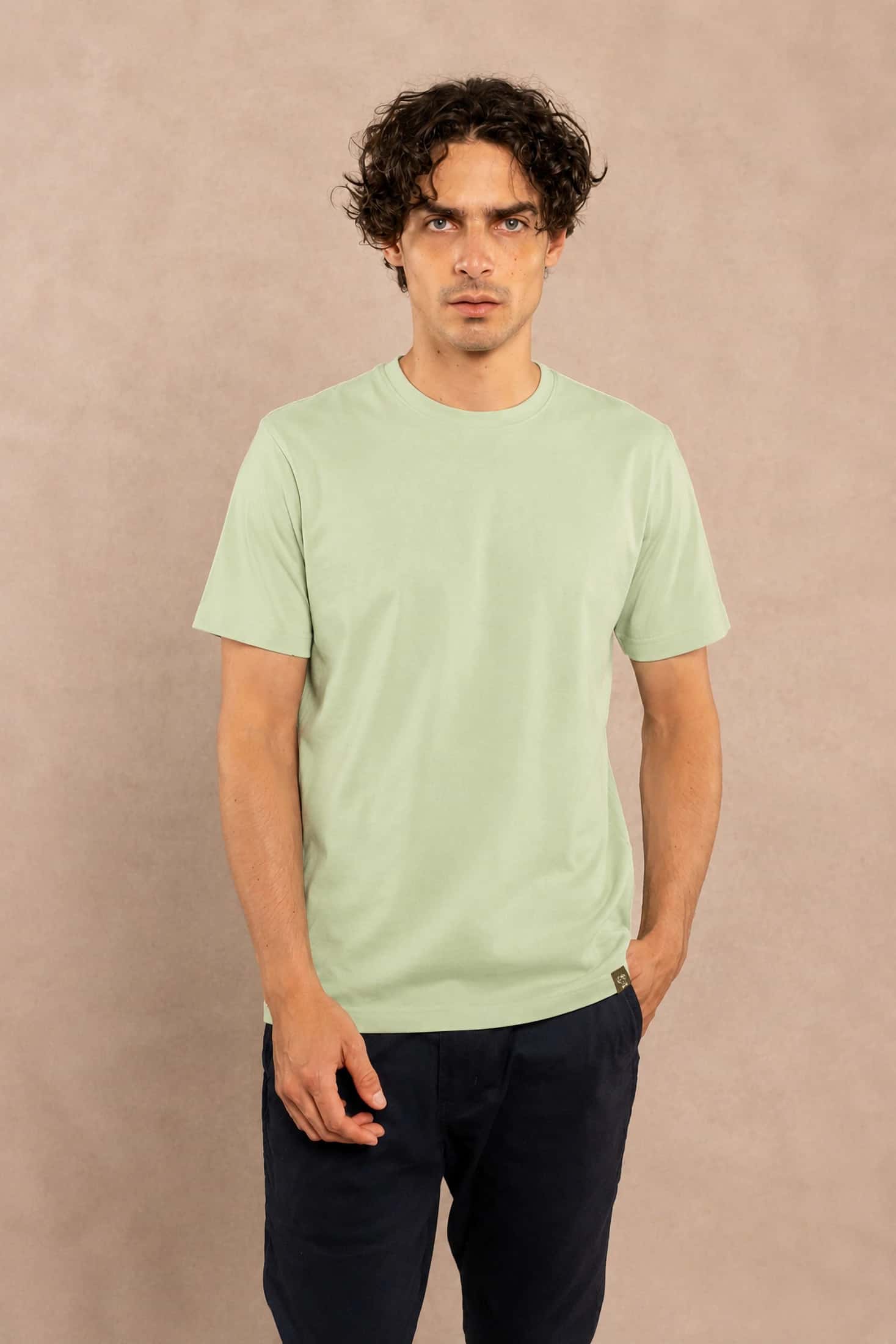 Camiseta Antimanchas Verde Matcha - Talla Regular - miniatura 4