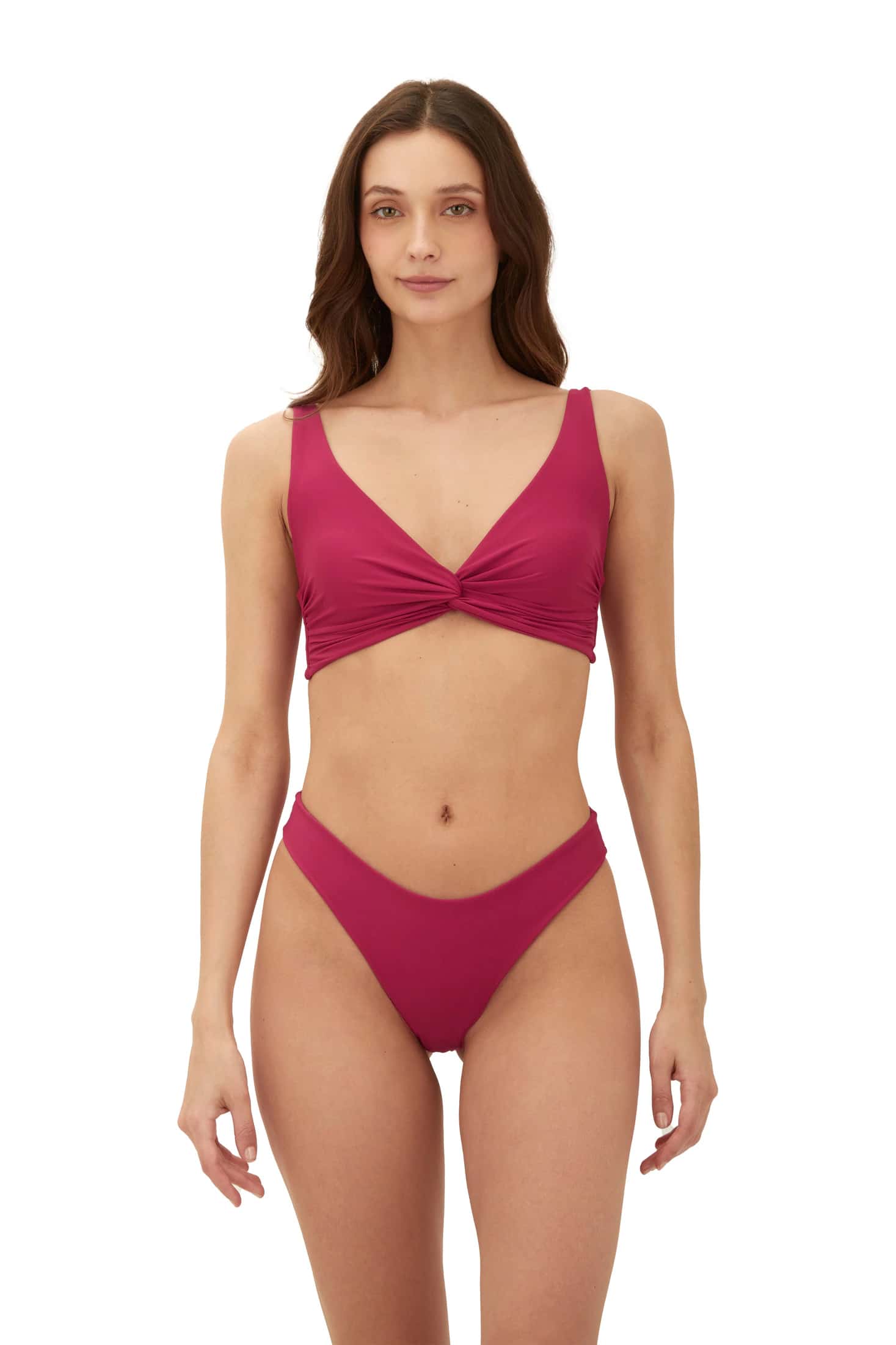 Brisa Raspberry The Knotty Top