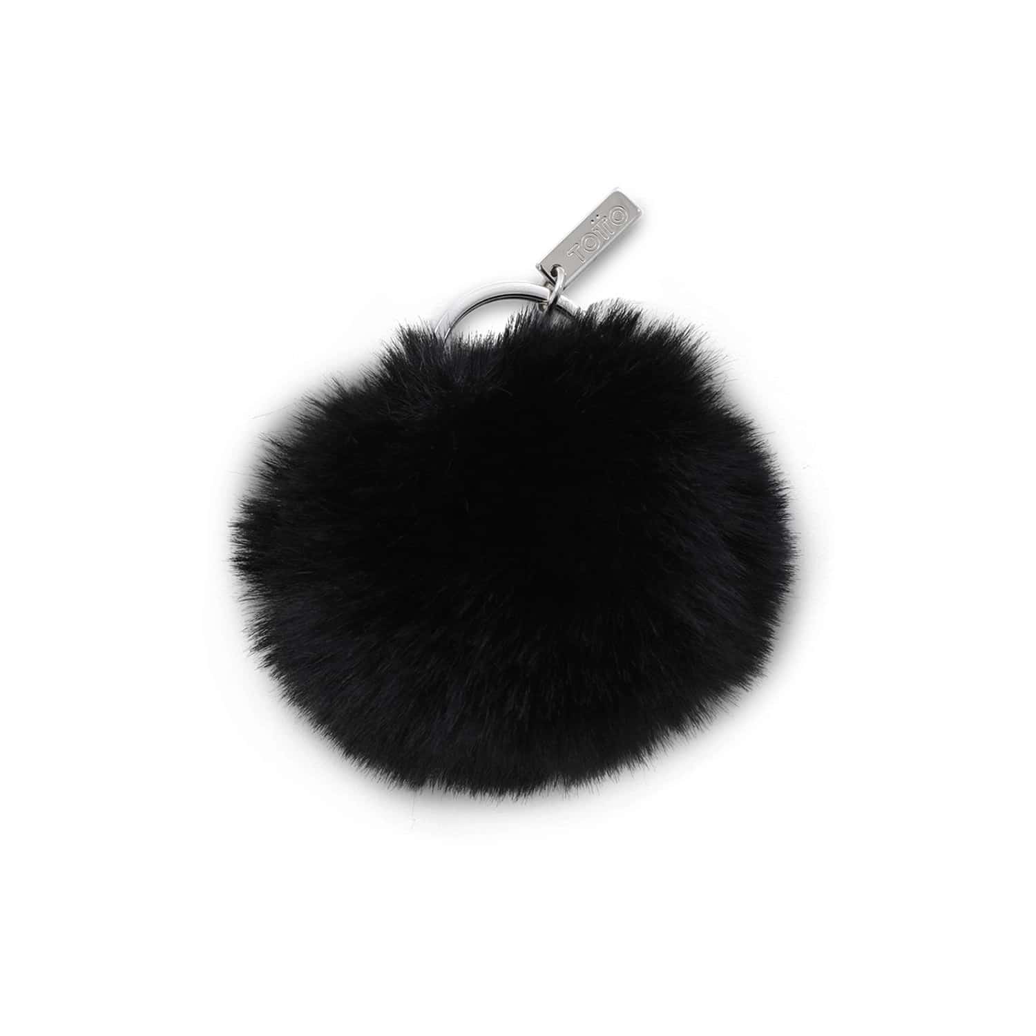 Llavero de Peluche Furry color Negro