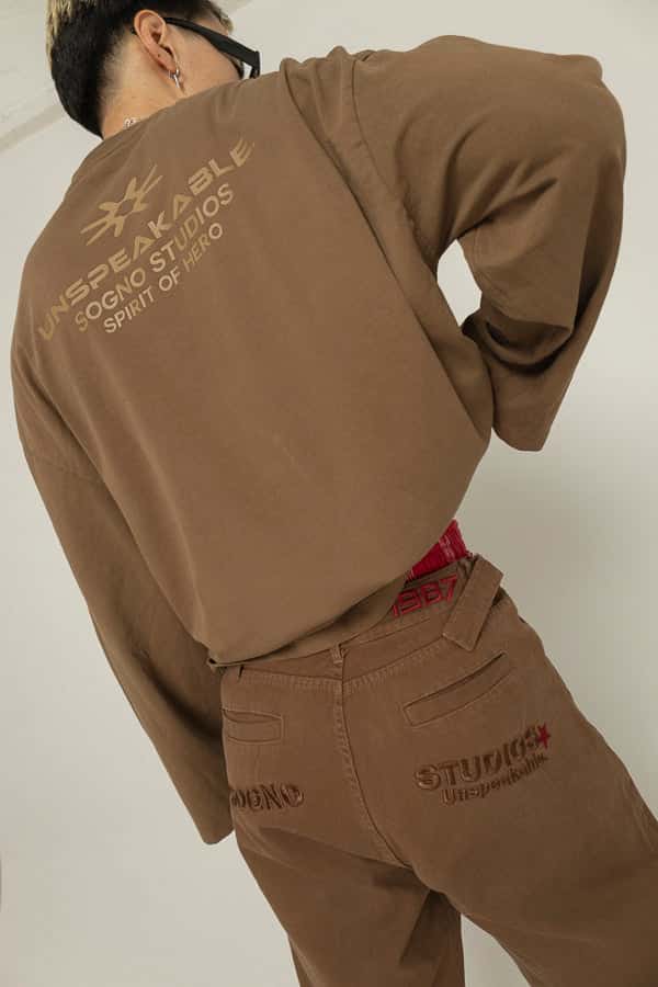 Buzo Unspeakable Long Sleeve-Marrón - miniatura 9