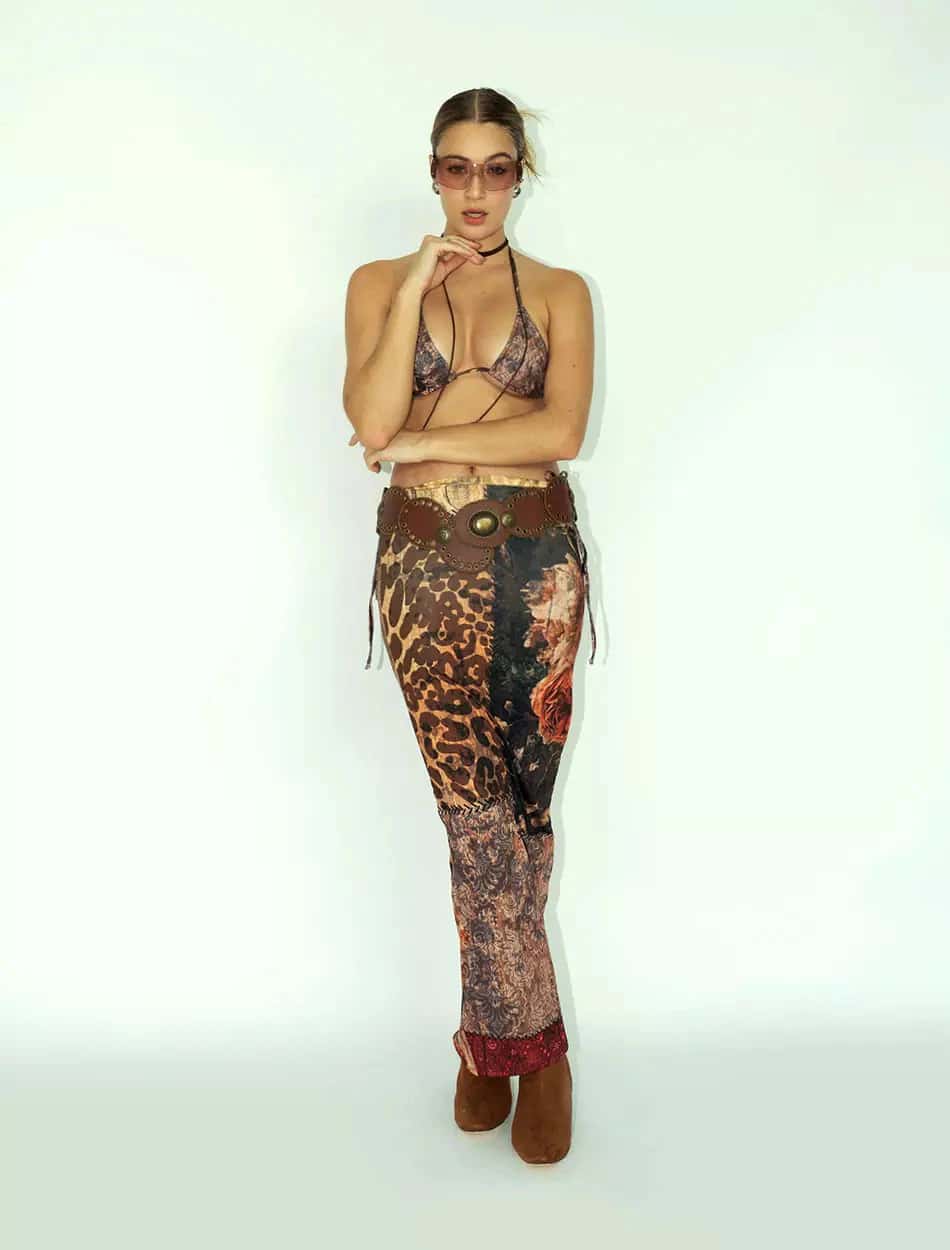Long Skirt in Patchwork