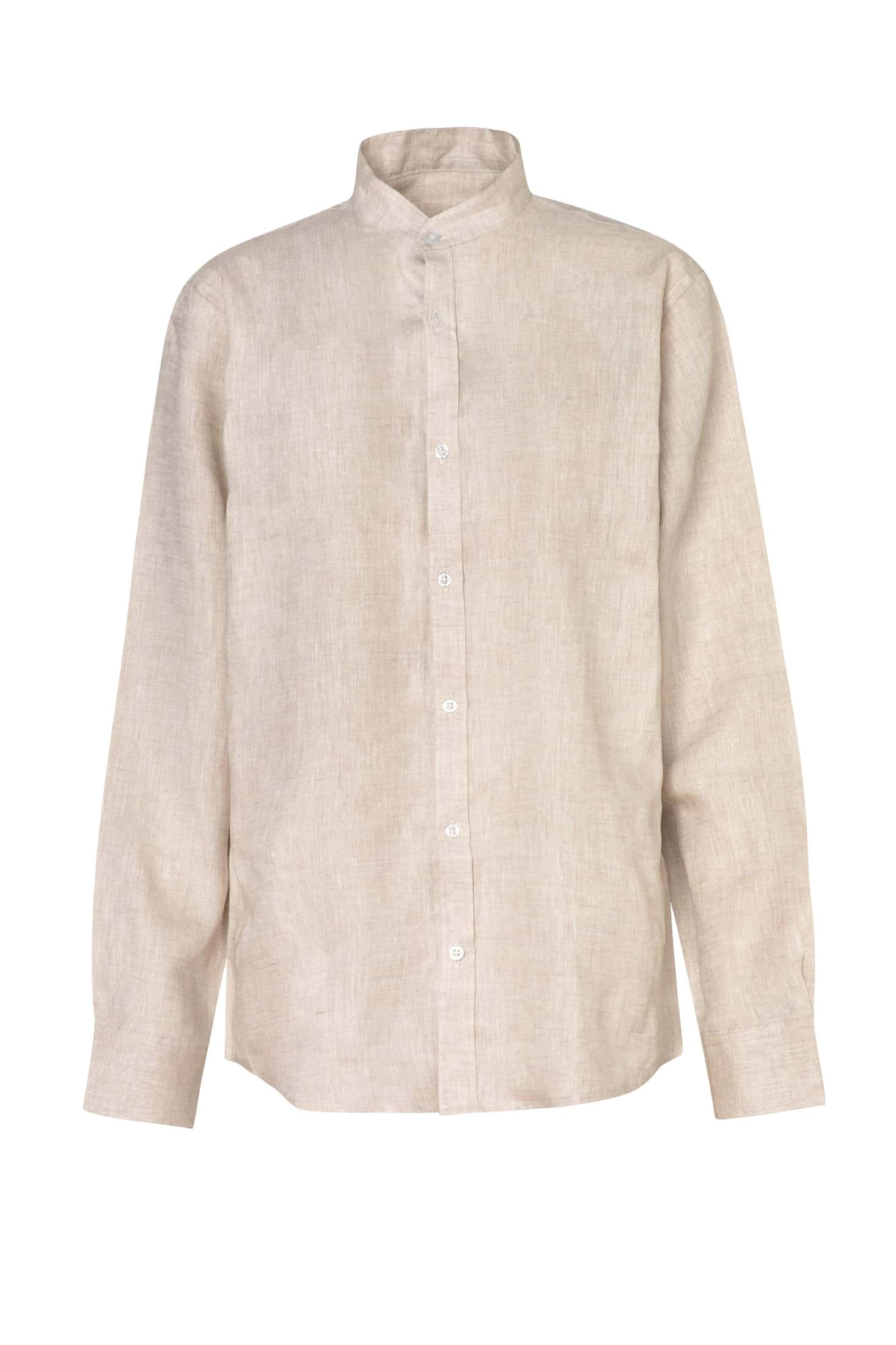 Camisa de Lino Mao Kaki