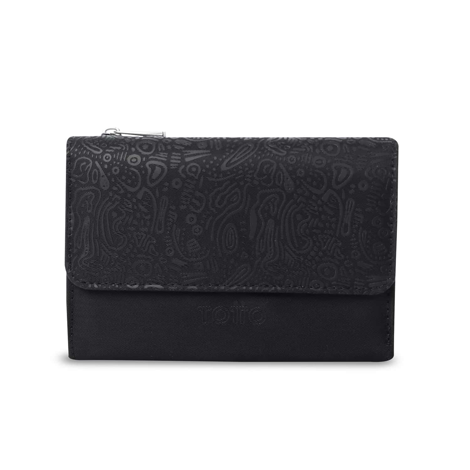 Billetera para Mujer Montana con RFID Blocker Negra