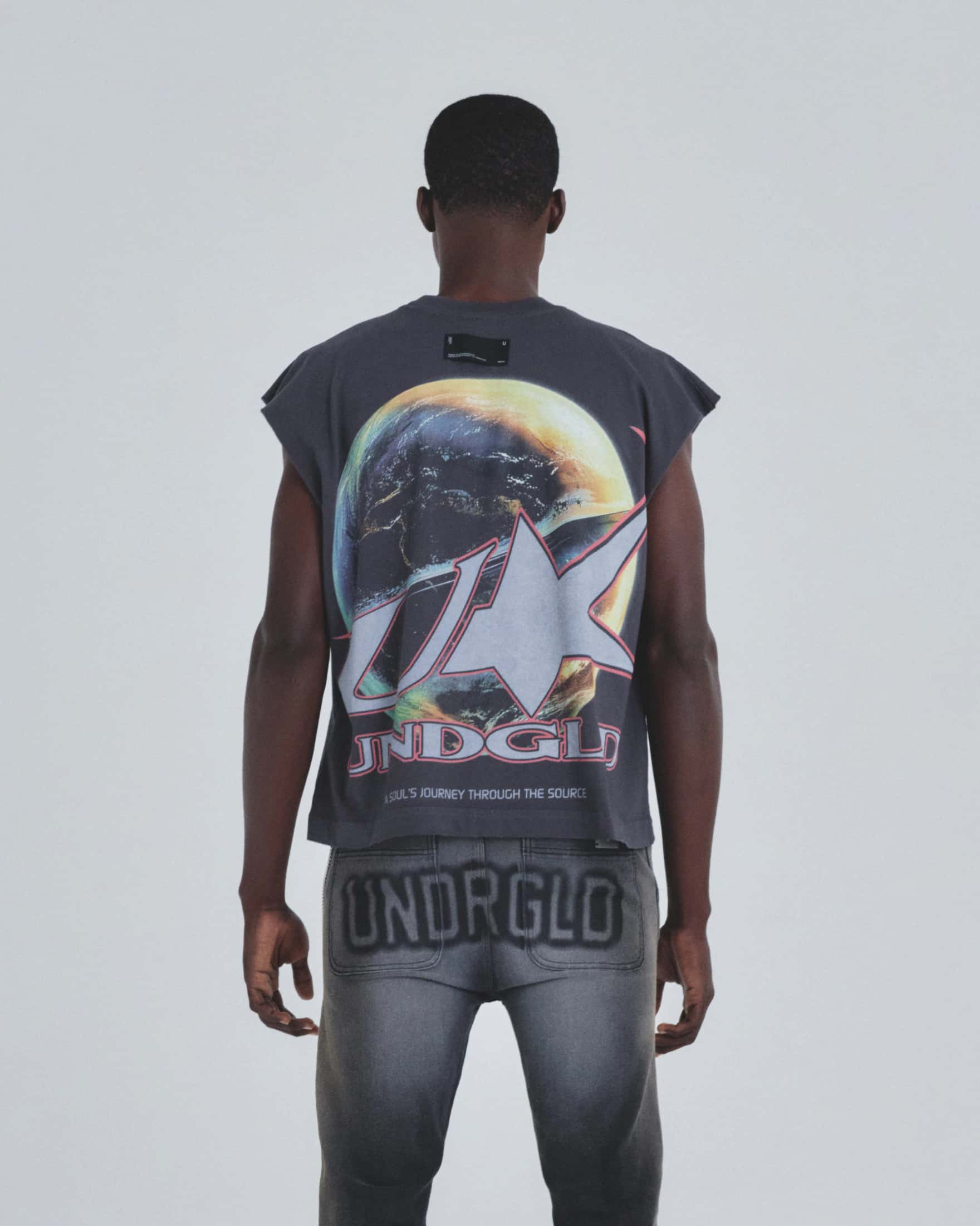 Holy State Neo Terra Sleeveless Tshirt Vintage Gray - miniatura 7
