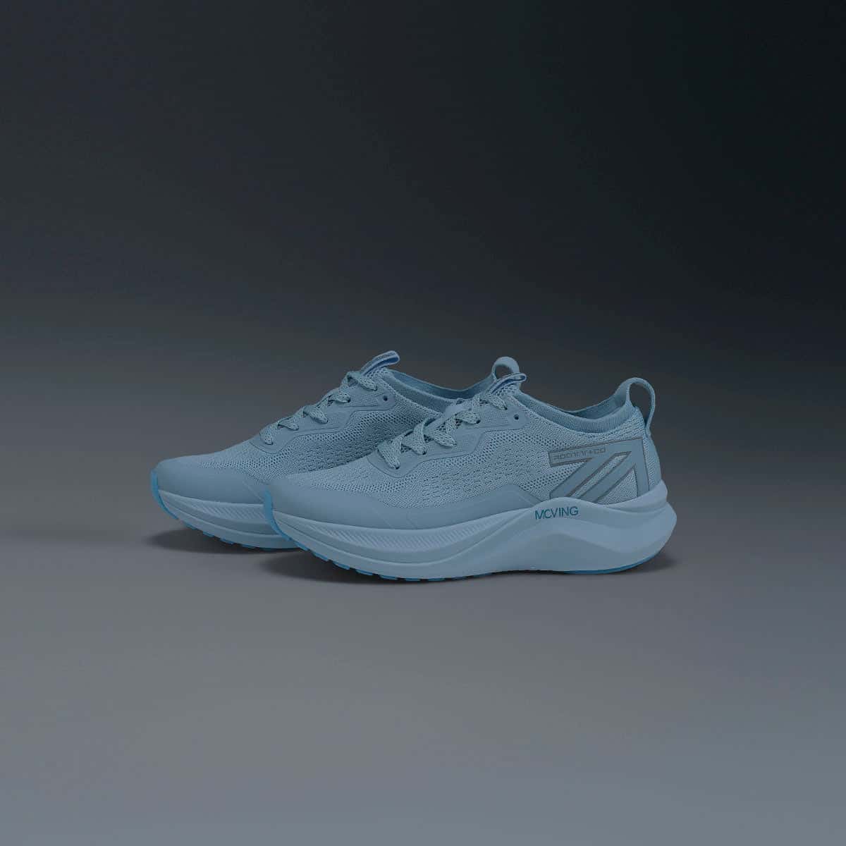 Tenis Running Mujer Azules