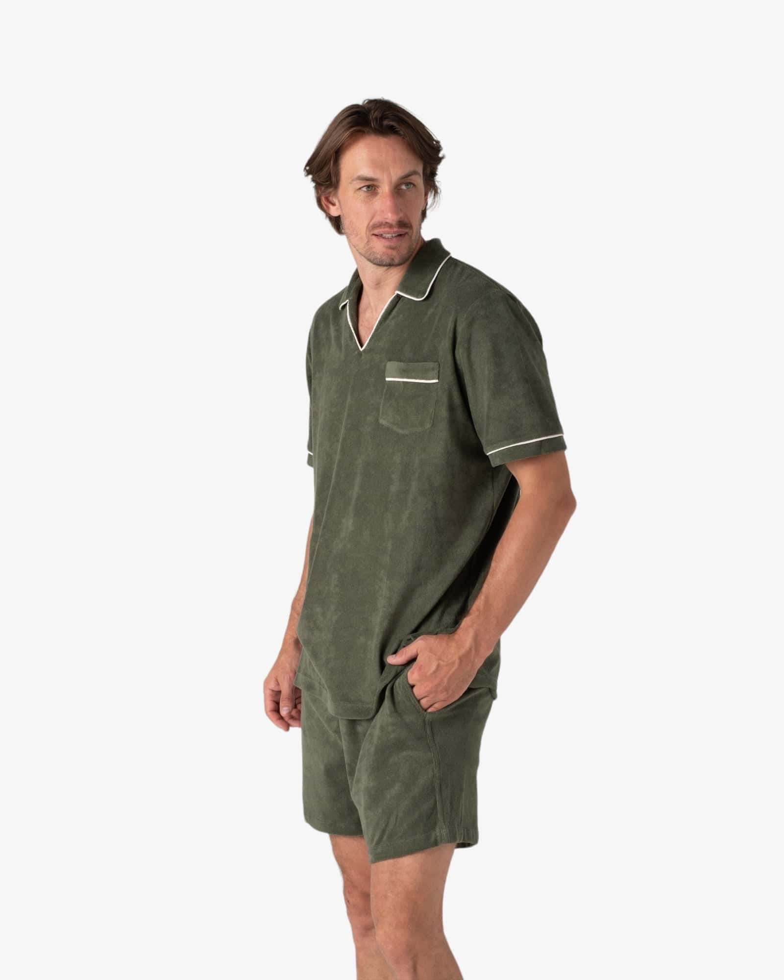Sicilia & Venecia Set Pack - Olive Green Toweling - miniatura 3