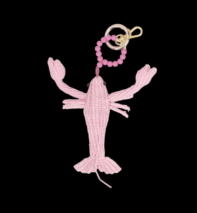 Llavero Langosta Rosada